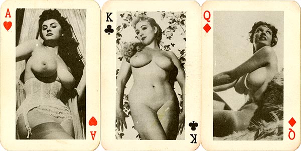 600px x 302px - Vintage Erotic Playing Cards for sale from Vintage Nude Photos!