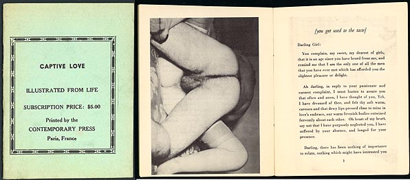 Vintage French Erotica - Vintage Hardcore Erotic Booklets for sale from The Rotenberg ...