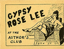 Gypsy Rose Lee at the Authors Club